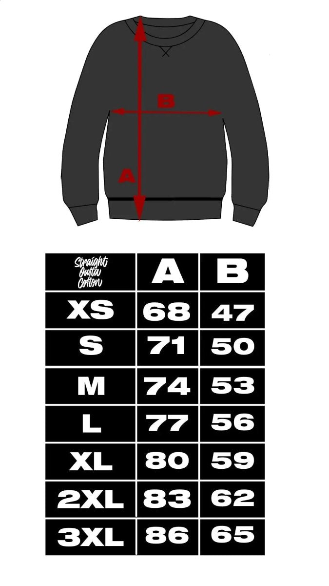 Basic Sweater - Slate Grey Straight Outta Cotton