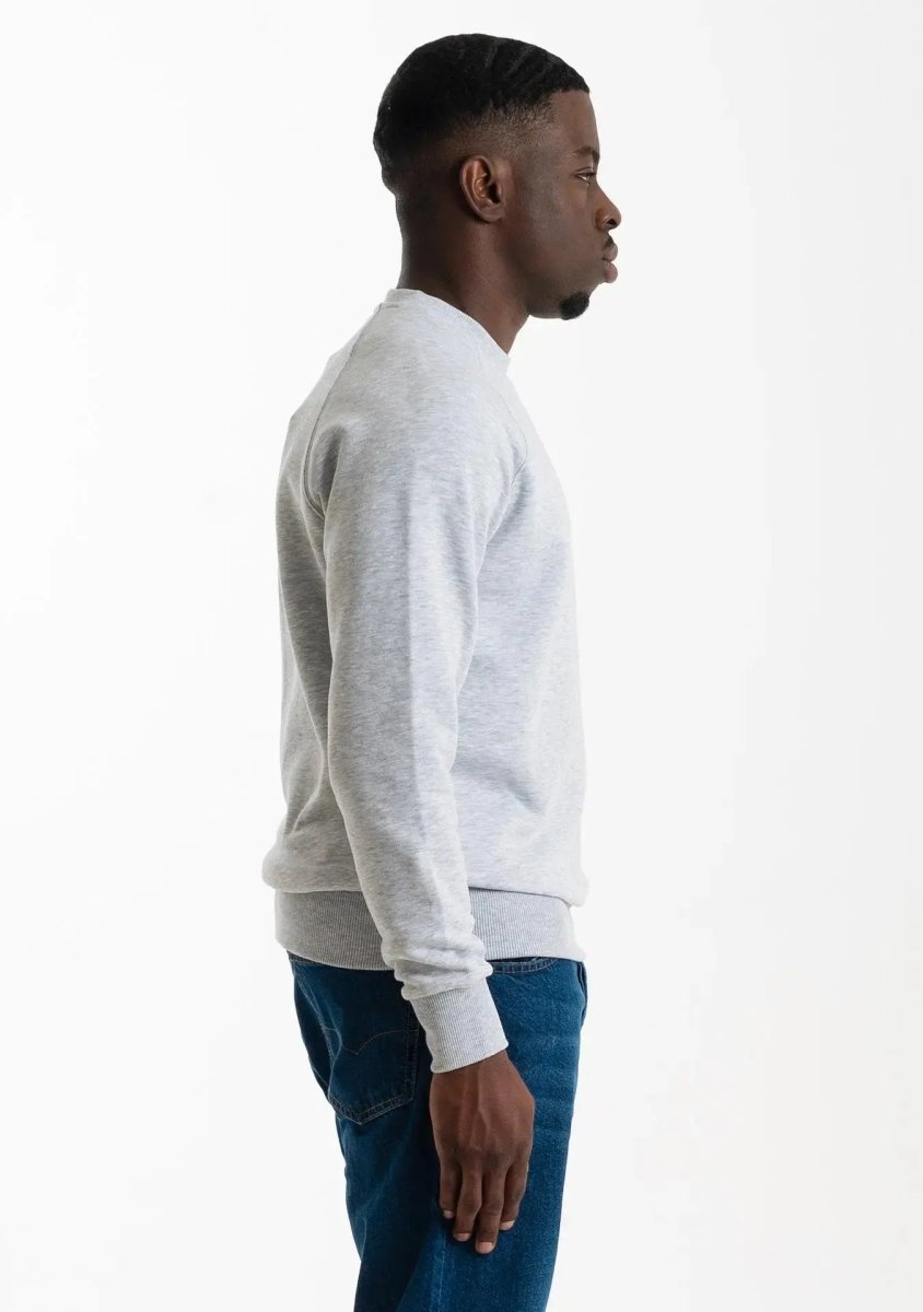 Basic Sweater - Snow Grey Straight Outta Cotton