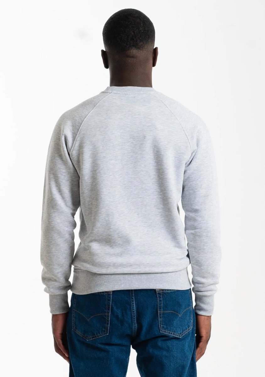 Basic Sweater - Snow Grey Straight Outta Cotton