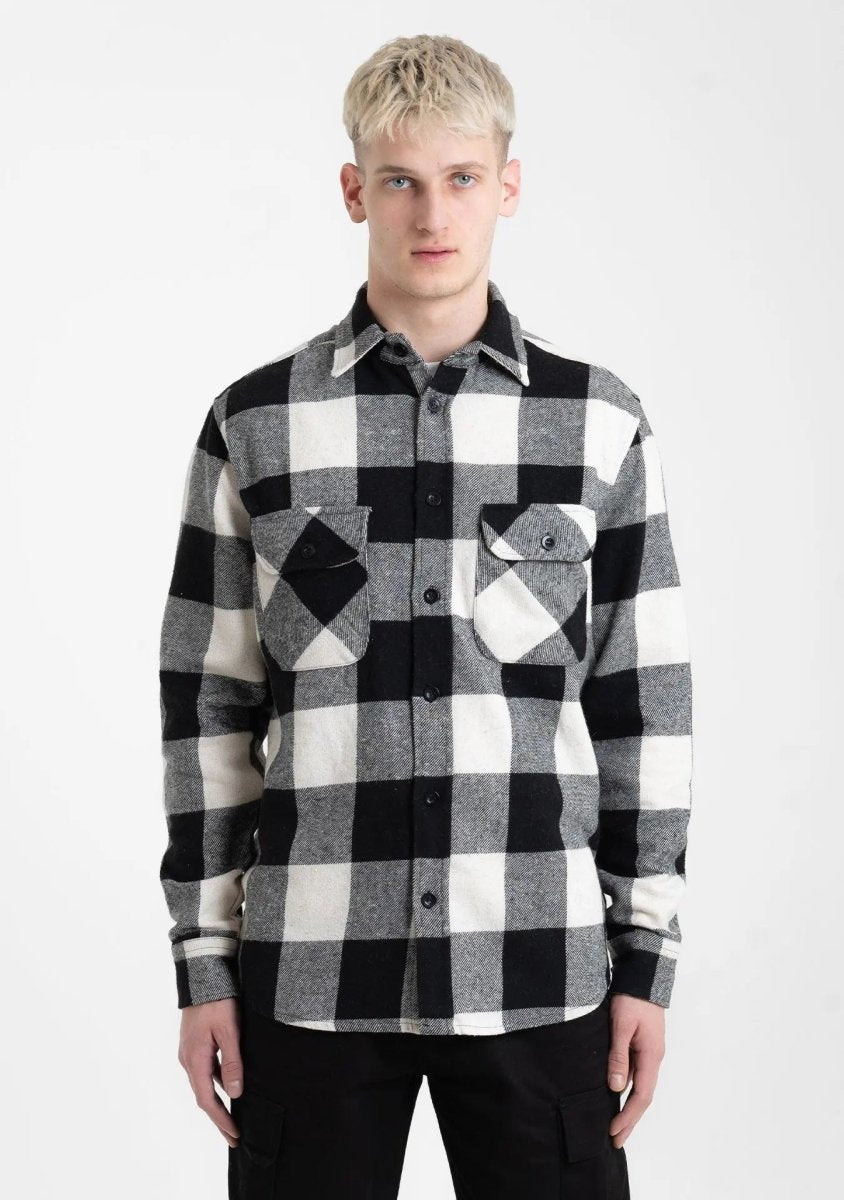 Heavy Flanellhemd - Off White Straight Outta Cotton