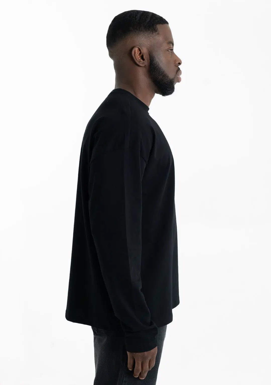 Longsleeve - Black () – Longsleeve von Straight Outta Cotton